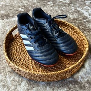 Adidas Copa Navy Blue/White/Orange Soccer Cleats Size Men's Size 10, Gently Used